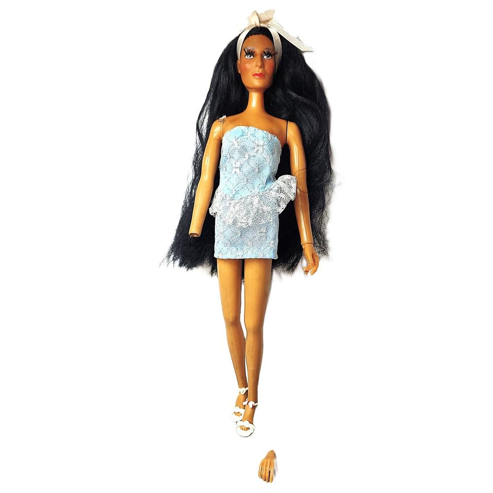 12" 1976 Vintage Mego Cher Poseable Doll
